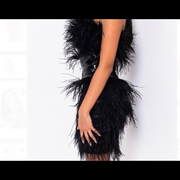 The Feather Mini Dress - Picture 2 of 4